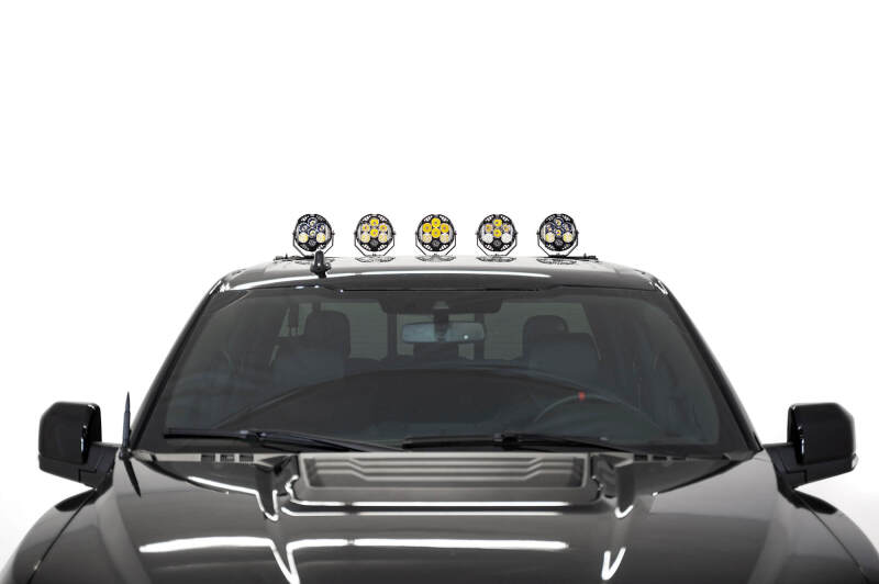 Ford Raptor Chase Rack - Addictive Desert Designs - PRO with Light Actuator Kit - Hammer Black - `17-`27